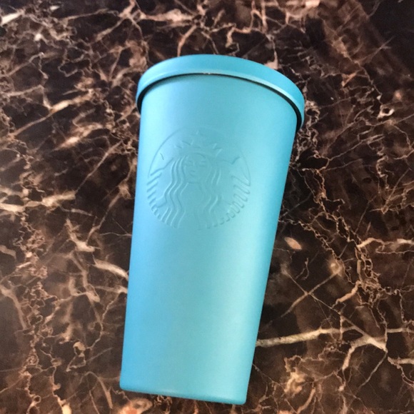 Matte blue grande Starbucks cup - Picture 1 of 4